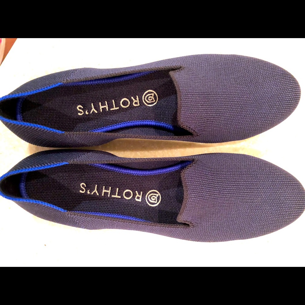 Rothy’s blue loafers NWOB new never worn, no box